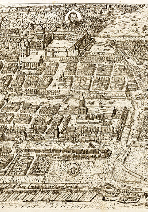 Изображение Постеры. Интерьерные фото План Кёнигсберга 1613 года