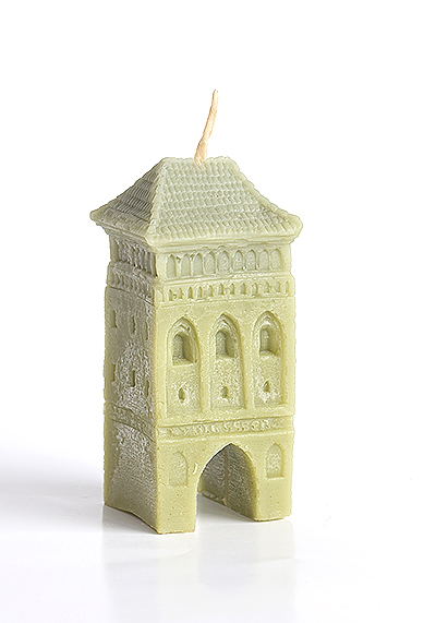 Изображение Свечи  Свеча Лёбенихтские ворота, зелёные