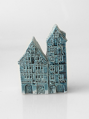 Изображение Домики Кнайпхофа Фахверковые склады "Конь" и "Бык", зелёные