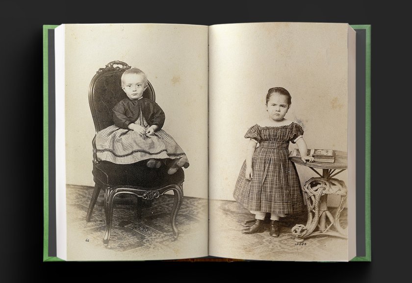 Детские портреты, Г. Протман, ок. 1865 года