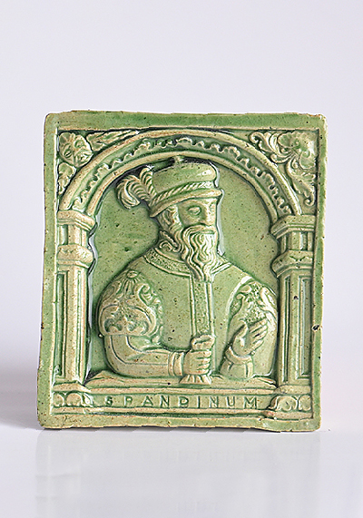 Изображение Изразцы Шпандинский купец, зелёный