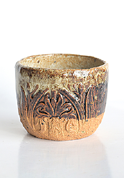 Изображение Античный Шпандин Кружка эспрессо, василёк югендстиль