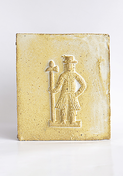 Изображение Кафель Плитка Мужчина с алебардой, светлая