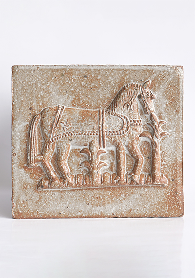 Изображение Кафель Плитка Конь, пряничная