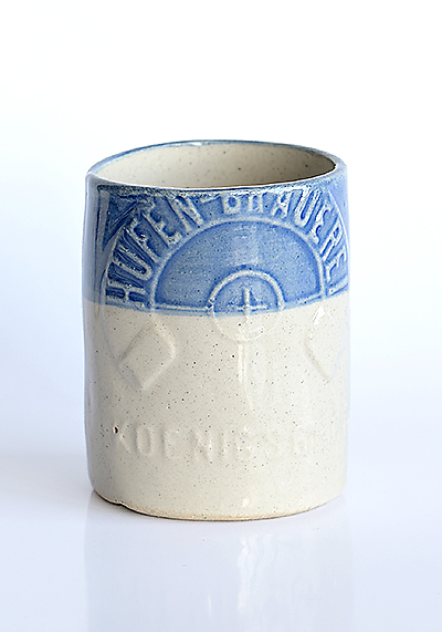 Изображение Кёнигфлаше Стакан Königflasche «Хуфен», большой полосатый