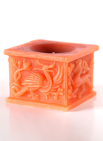 Изображение Свечи  Свеча Готические химеры, оранжевая