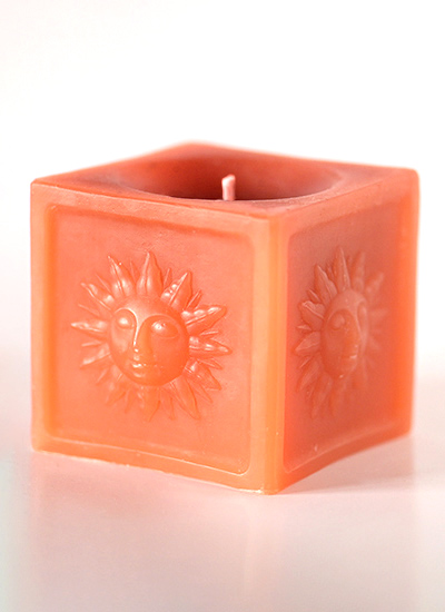Изображение Свечи  Свеча Солнце Самбии, оранжевая