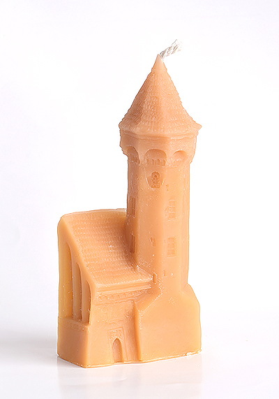 Изображение Свечи  Свеча Синяя башня, жёлтая