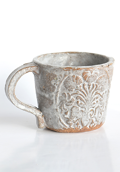 Изображение Античный Шпандин Кружка американо «Ваза со львами», серая