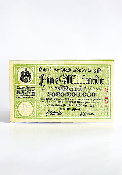 Изображение Блокноты Блок для записей 1 миллиард марок