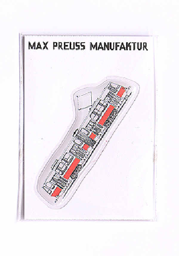 Изображение Стикеры 3D стикер «Красный трамвай»