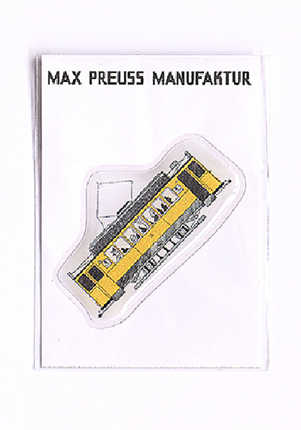 Изображение Стикеры 3D стикер «Жёлтый трамвай»